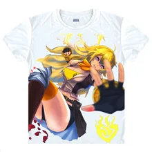 RWBY Ruby T shirts kawaii Japanese Anime t shirt Manga Shirt Cute Cartoon Red Trailer Cosplay