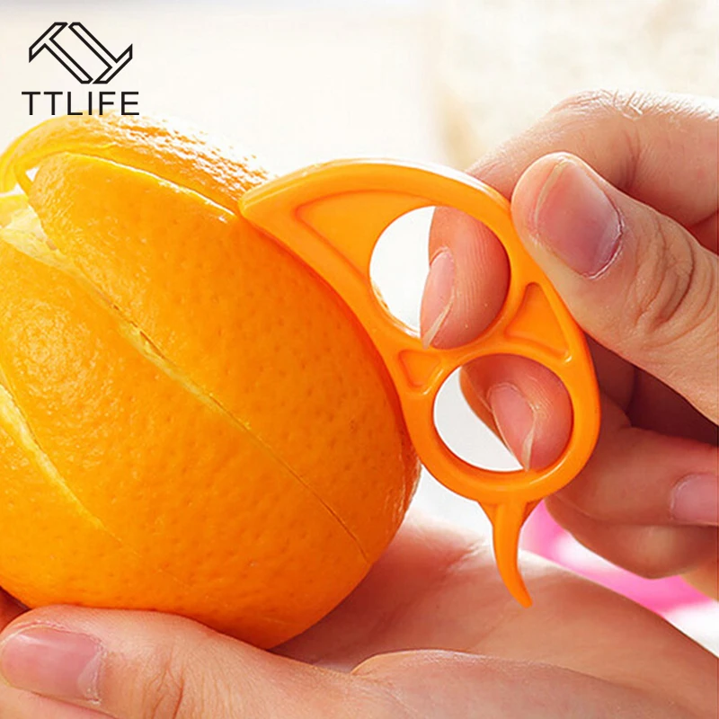 

TTLIFE 1 pcs Plastic Open Orange Peeler Fruit Peeling Machine Orange Device Creative Fruit Tools Kitchen Gadgets