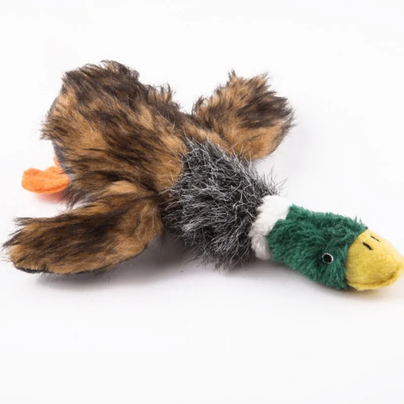 

Puppy Sound Squeaker Training Chewing Toys Grind Teeth Small Dogs Playing Plush Duck Pet Dog Toys