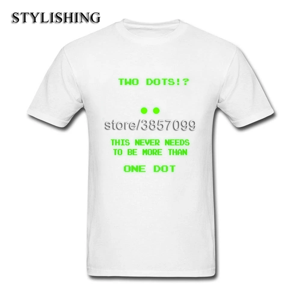 New Arrival 100% Cotton Short Sleeve O Neck Stunning T-Shirt Two Dots! | Мужская одежда