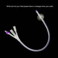 3 way Medical Silicone Urethral Sounds Catheter Silicone Foley Catheter Male Catheter and sounds 10pcs