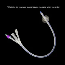 3 way Medical Silicone Urethral Sounds Catheter Silicone Foley Catheter Male Catheter and sounds 10pcs