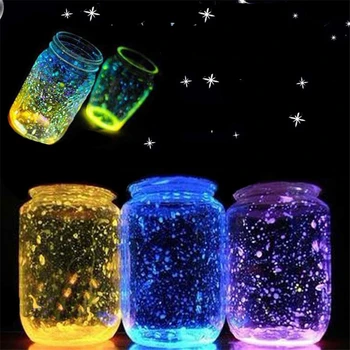 

Luminous stone Wishing bottle DIY Kids toy Glow in the dark Gifts for children 10g one piece Brinquedos Spielzeug Lighting Gift