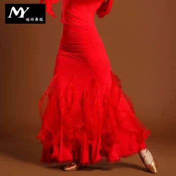 

Ballroom Dance Dress Ballroom Dancing Dress Newest Design Handmade Dance Skirt /standard Competition Modern Waltz Tango Hb094