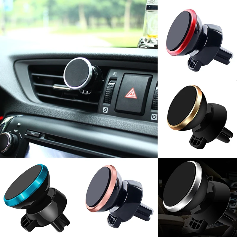 Magnetic Phone Holder for Xiaomi Huawei Car GPS Air Vent Mount Magnet Cell Phone Sticky Stand Holder for iPhone 8 7 6 XS Samsung