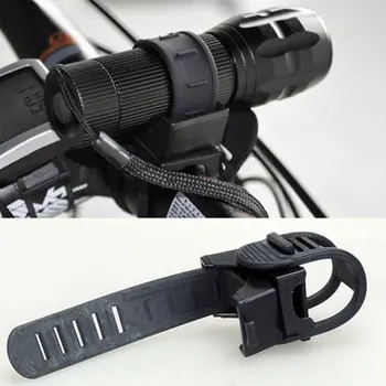 

360 Degree Swivel Bicycle Flashlight Mount Bracket Flash Torch Holder Front Light Clip Adjustable Lamp Holder Bike Accessories