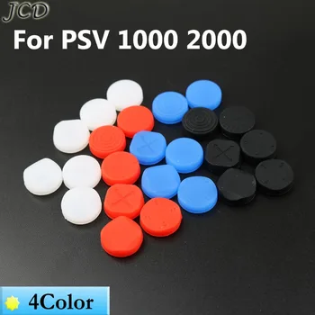 

JCD 6pcs=1Set Thumb Grip Cap Joystick Analog Protective Cover Case For Sony PS Vita For PSV 1000 2000 Buttons Slim