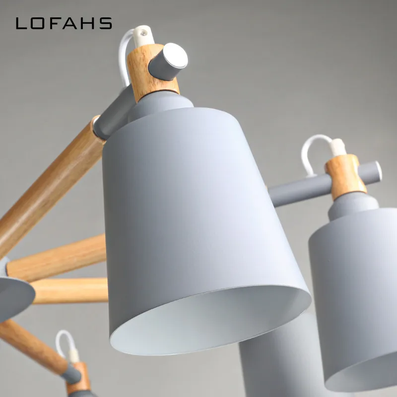 Светодиодная потолочная люстра LOFAHS для гостиной кабинета спальни современная