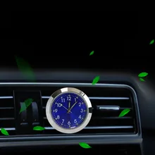 Модные автомобильные ароматерапевтические часы на выходе воздуха духи электронные кварцевые часы воздушные круглые повседневные 3,6*1,4 см