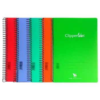 

Pack 5 notebooks cuadriculados lid Polypropylene capacitor
