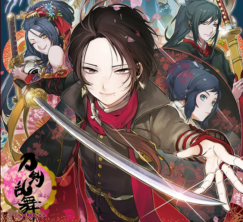 104 см длина онлайн игры Touken Ranbu меч кашу киемицу Uchigatana настоящая Катана Косплей Prop No Sharp