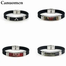 Canuomen Apex браслеты Легенда EA новая игра логотип силиконовые браслеты модный браслет из нержавеющей стали подарки для мальчиков