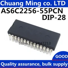 5 штук в упаковке, шт./лот AS6C2256-55PCN AS6C2256 256 K 8-bit с низким энергопотреблением CMOS SRAM один-чип