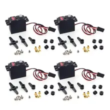 ZD Racing P0200 20g стандартная стальная шестерня полная CNC алюминиевая оболочка без сердечника сервопривод водонепроницаемый сервопривод для вертолета 4 шт