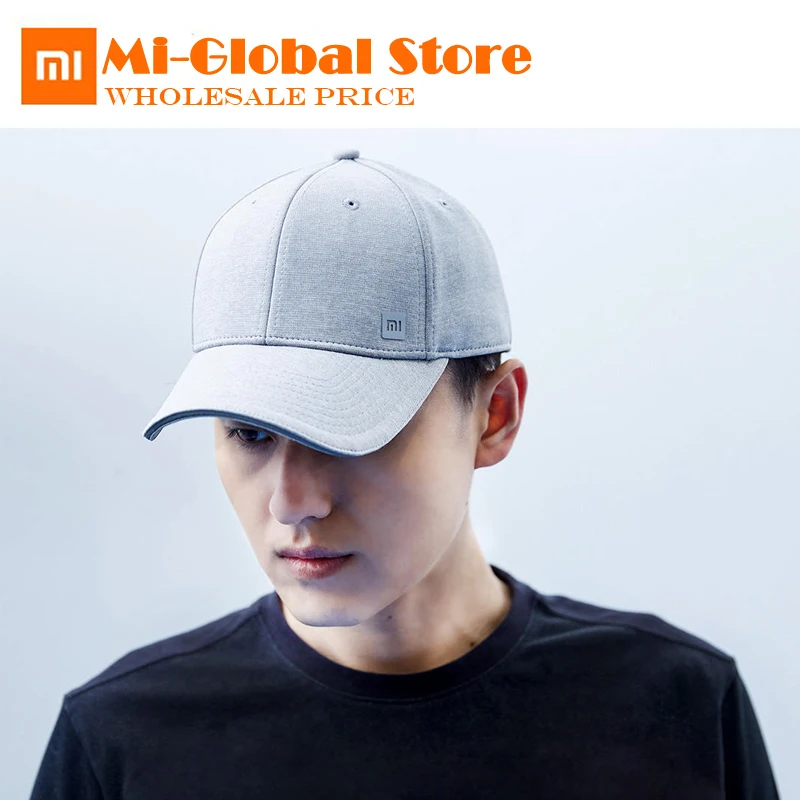 

newest original xiaomi Baseball Cap Unisex simple design Sweat absorption Reflective Snapback Hip Hop for man woman