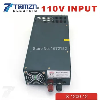 

1200W 12V 100A adjustable 110V input Single Output Switching power supply for LED Strip light AC to DC
