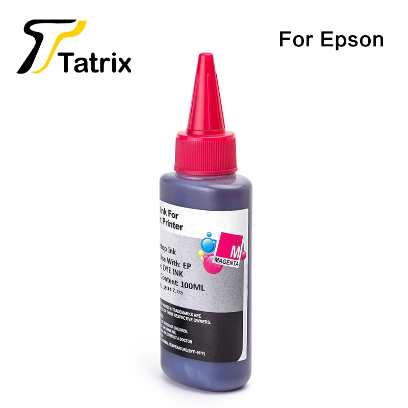 Tatrix краска для заправки чернил 4x100 мл для чернильный картридж epson T1281 T0731 T1291 T0981 T0921 BK/C/M/Y