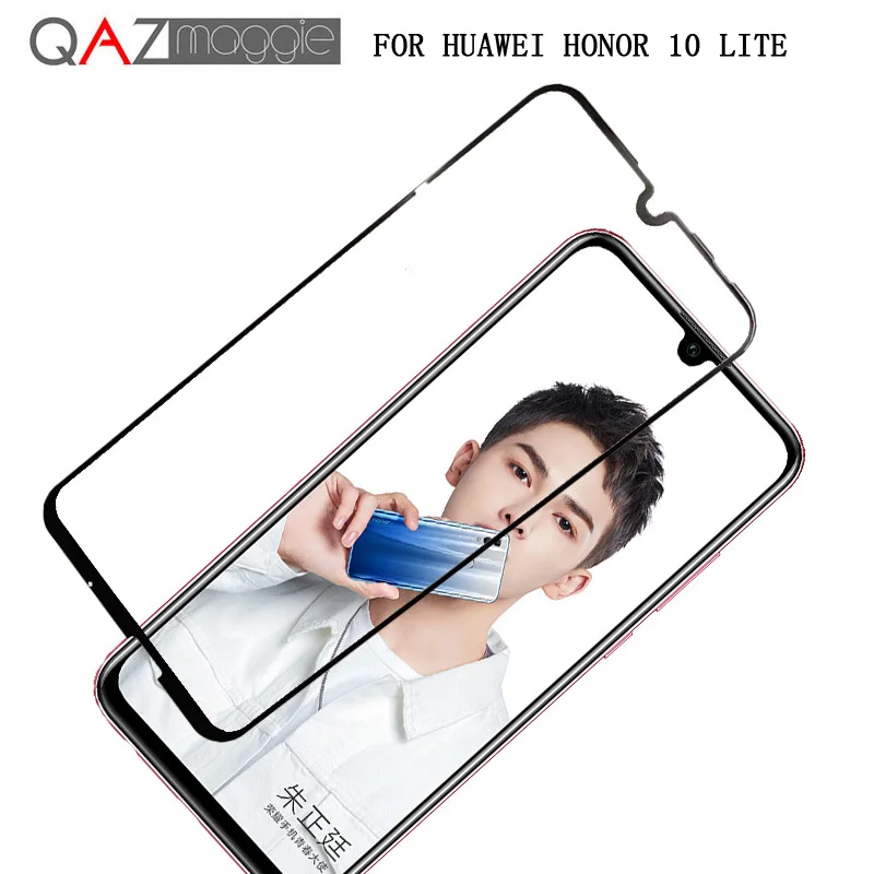 

Huawei Honor 10 Tempered Glass Honor 10 lite Glass QAZ Maggie Full Coverage Screen Protector