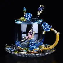 300-400 мл креативное эмалированное Термостойкое стекло