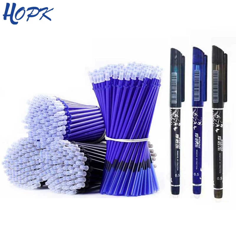 3/6pcs/set Erasable Pen Refill 0.5mm Blue Erasable Rod Washable Handle
