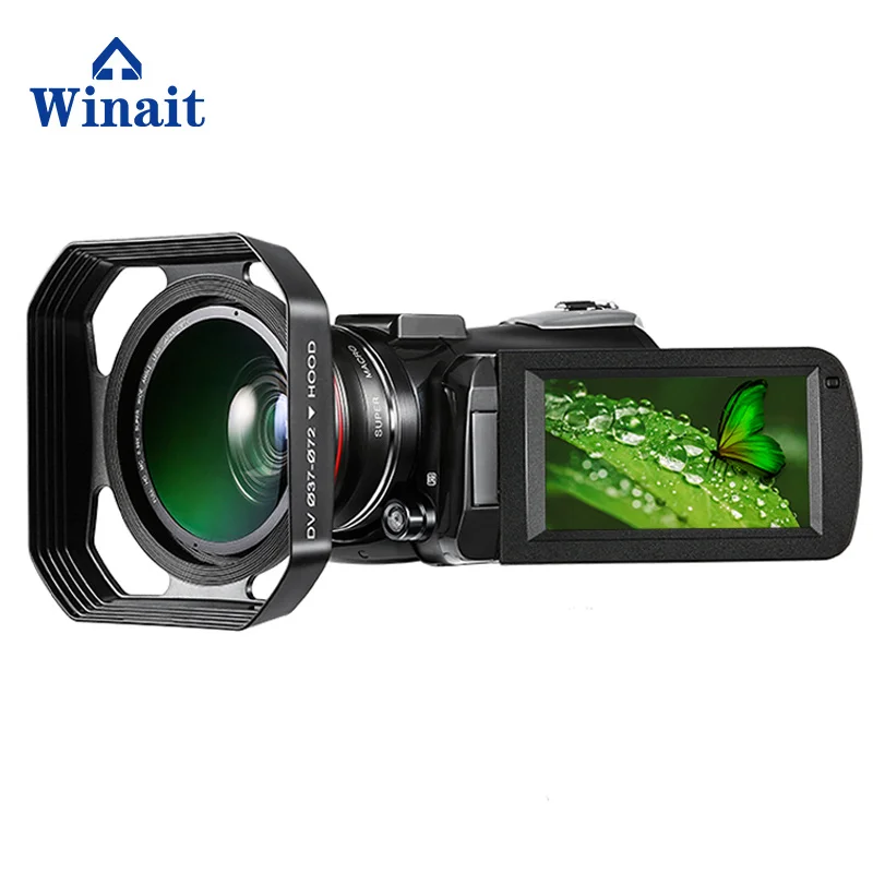 Winait UHD 4k цифровая видеокамера с ночным видением Wi Fi