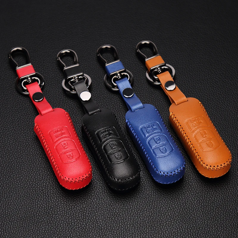 6 mazda color cover leather key cover color car Mazda for leather 100 4  3