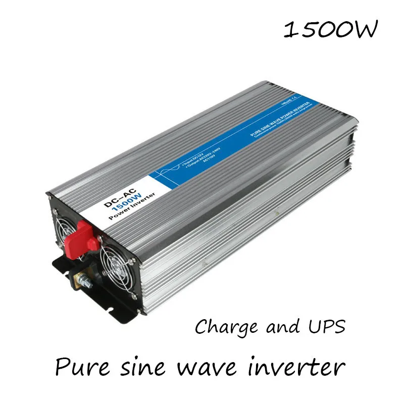Dc-ac 1500w Pure Sine Wave Inverter 12v To 220v Converters With Charge ...