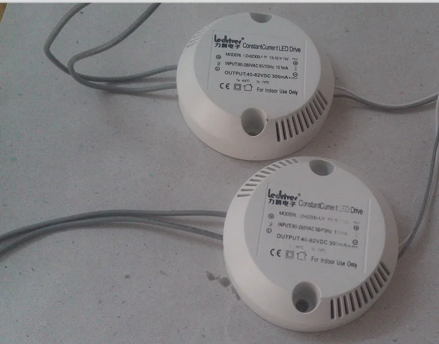 100 шт FedEx 13-18 шт 1 w 13-18 w 90-260 V домашний светодиодный светильник блок питания привод электронного трансформатора белый