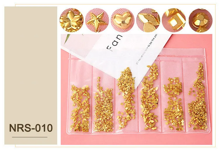 1 упаковка Смешанные 3D DIY золотые полые металлические заклепки стразы украшения для дизайна ногтей жемчужные украшения для ногтей Аксессуары для маникюра