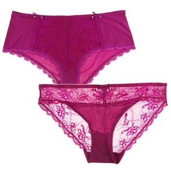 

women underwear rose color women panties lace pants S/M/L/XL