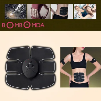 Electric Pulse Treatment Massager Sports Abdominal Muscle Trainer Wireless Sports Muscle Stimulator Fitness Massage InstrumentO2