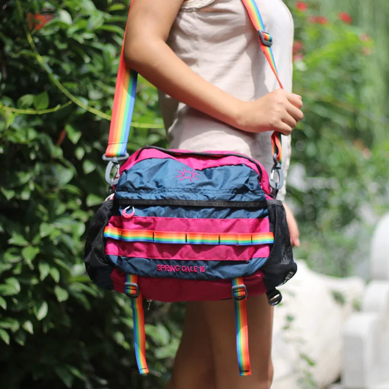 

Samstrong Bugu 10L Multifunctional Knapsack Waist Satchel Men Women Girls Boys Backpack Various Combinations Large Rainbow Bag