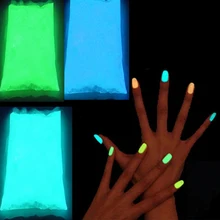 Large!! 50ml 3color Glow in the Dark Powder Glow Luminous Pigment Craft for Nail Polish,Nail Pigment Powder FPB48 uv reactive glow in the dark pigment powder long afterglow yellow green invisible white 1000 g with maximum brightness