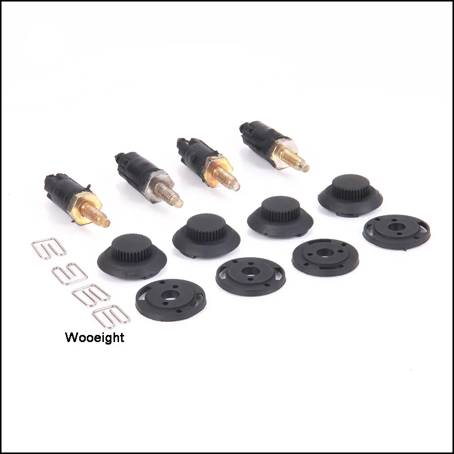 16Pcs Metal HDI Enigine Cover Clip Bolt Kit For Citoren Peugeot 306 307 206 207 High Quality Sets Car Accessories (1)