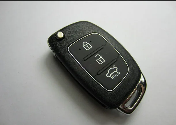 

Brand New 3 Buttons Flip Folding Remote Key Shell Case For Hyundai IX35 Fob Key Cover 2PCS/lot
