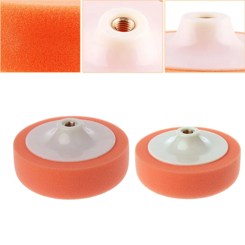 

Hot New 1 Pc 6 Inch 15cm Auto Car Polishing Buffing Polishing Pad Sponge Wheel Waxing Orange High Quality 10166