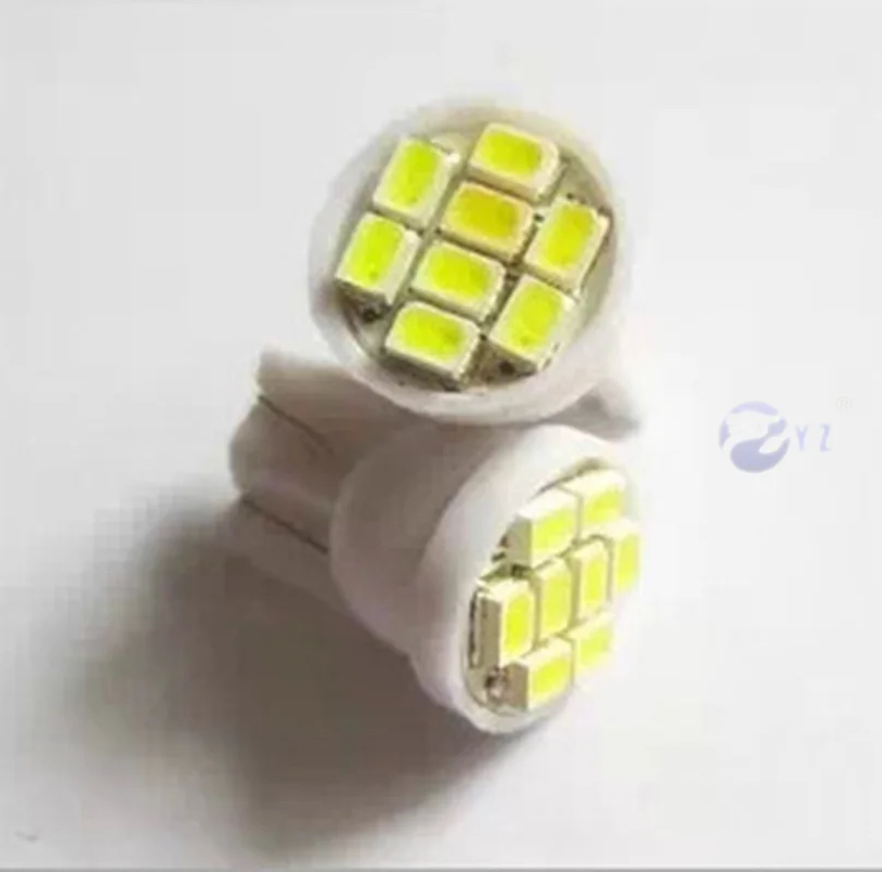 1000 шт. T10 белый 1206/3020 smd 8smd 194 168 192 W5W t10 8 светодиодный Светодиодный автомобиль