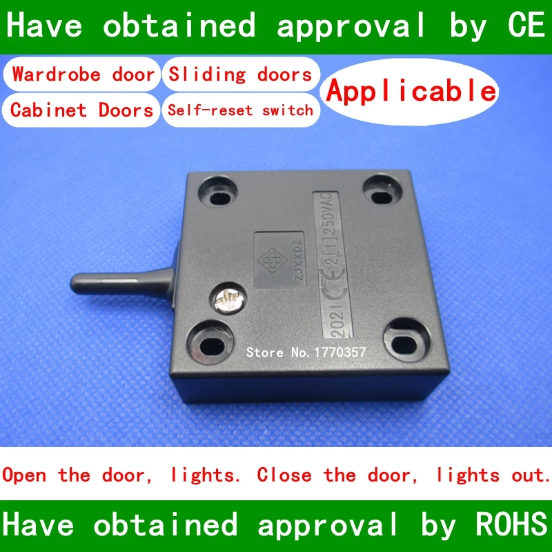 2021 1 wardrobe door / cupboard doors / sliding door / Universal switch