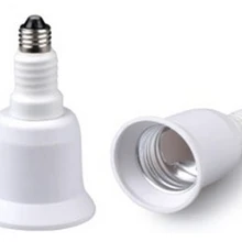 UPS DHL FedEx PBT анти-пламени E11 для E27 E11 для E26 держатель лампы конвертер выключатель света разъем