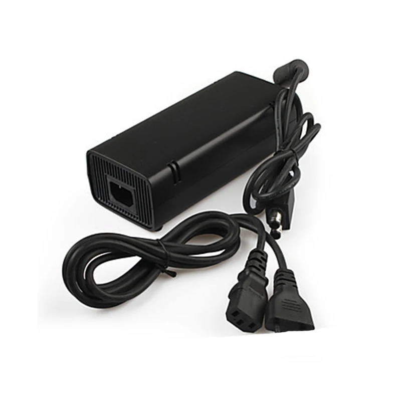 Мини адаптер для зарядки переменного тока, источник питания для microsoft для Xbox 360 Slim с зарядным кабелем, 135 Вт, универсальный, 110-220 В, широкое напряжение
