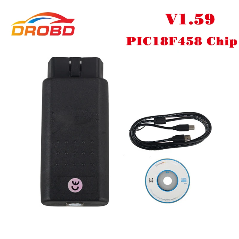 V1.59 V1.70 версия OP COM Авто диагностический инструмент сканер с PIC18F458 чип OBD2 OP-COM/OPCOM шина сети локальных контроллеров для Opel