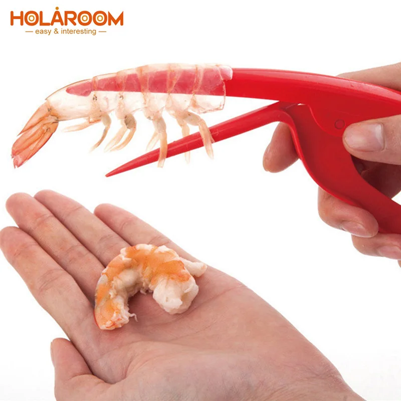 

Holaroom Creative Shrimp Peelers Deveiners 3 Steps Quick Shrimp Peelers Kitchen Gadgets Cooking Seafood Tools