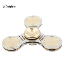 Elsadou ручной Спиннер металлические медные Спиннеры для пальцев