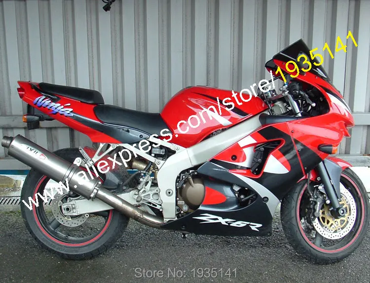 Hot Sales,Popular Body Kit For Kawasaki Ninja ZX6R ZX 6R 98 99 636 ZX