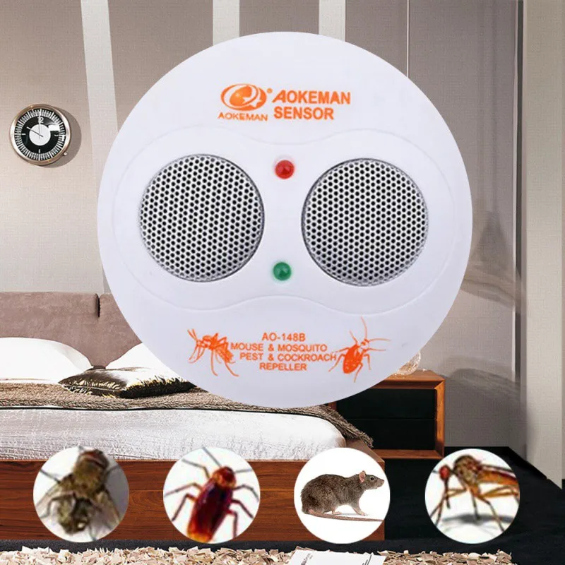 

Summer Physical Bionic Principle Ultrasonic Electronic Multi-Purpose Ultrasonic Pest Repeller Mosquito Killer Rat cockroach Rep