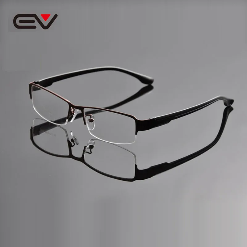 

2015 Metal Business Spectacle Frame Mens Half Frame Optical Frame Eye Glasses For Men Marcos Opticos Oculos de Hombres EV0932
