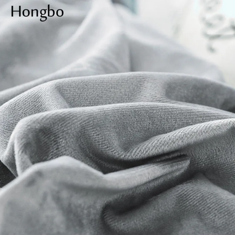 Hongbo зимний теплый сетчатый пододеяльник одеяло кристальная фланелевая
