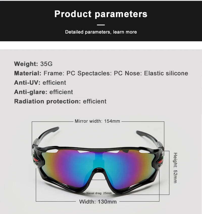 UV400 очки для Велосипедистов Езда на велосипеде открытый VR очки спортивные мужские и женские солнцезащитные очки ветрозащитные очки