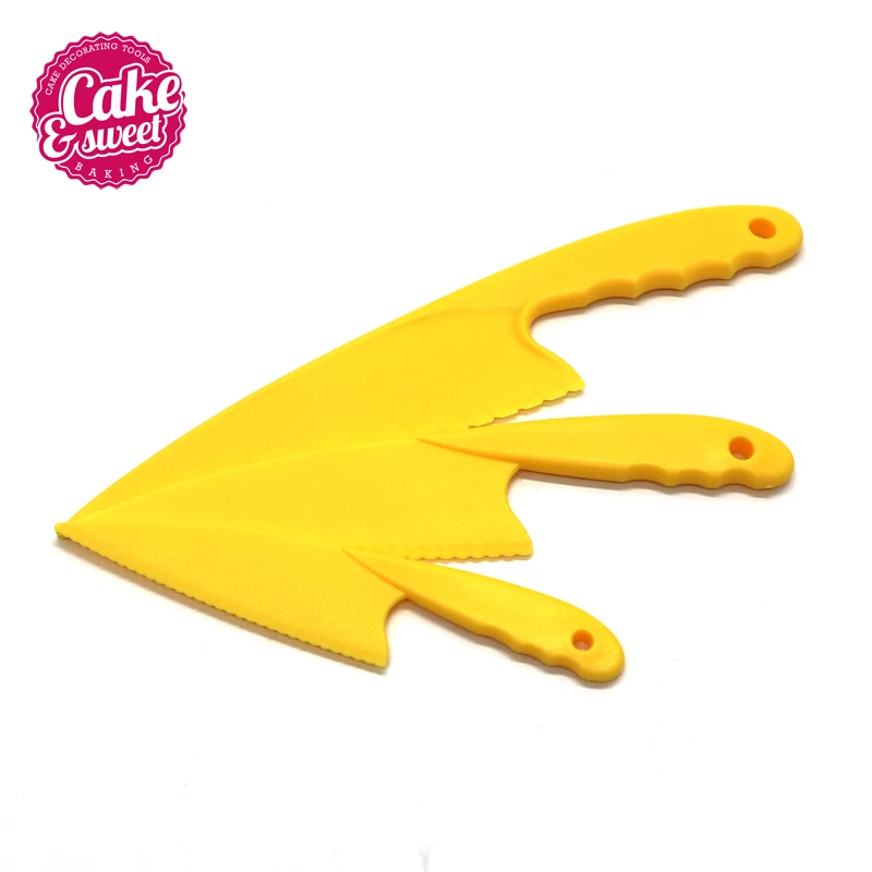 Buy 3Pcs Cake Knife Multifunction Serrated Edge