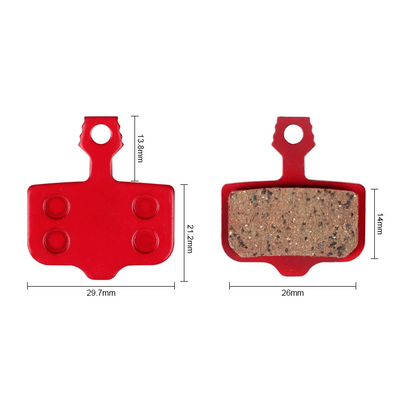 4 комплекта/шт. тормозные блоки для горного велосипеда, противоскользящие накладки для Avid: Elixir R/CR